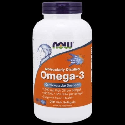 NOW FOODS - OMEGA-3 - 1000MG - 200KPL